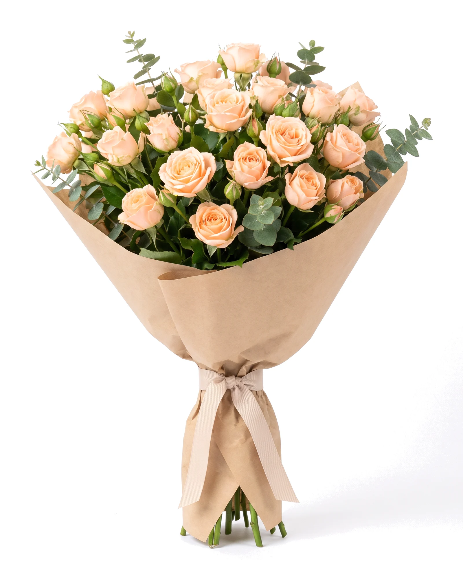 Peach Spray Rose Bunch
