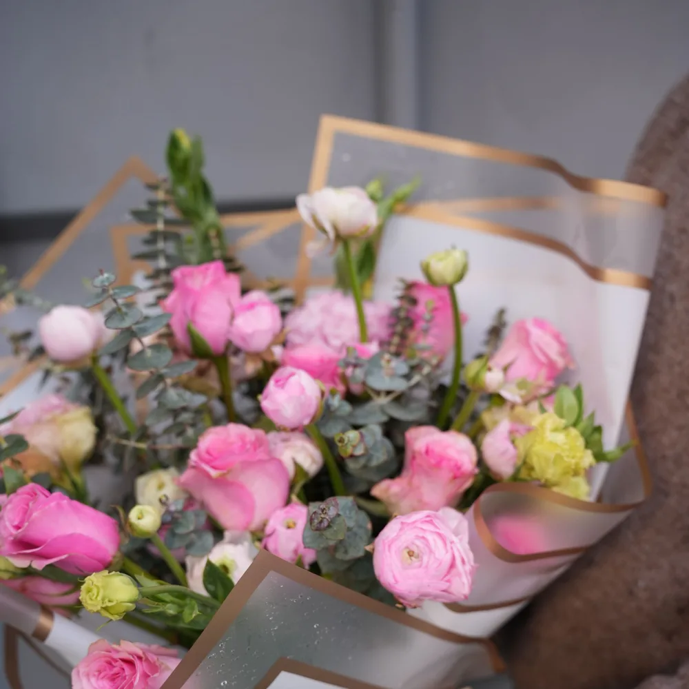 Romantic Peony & Rose Bunch - view 3
