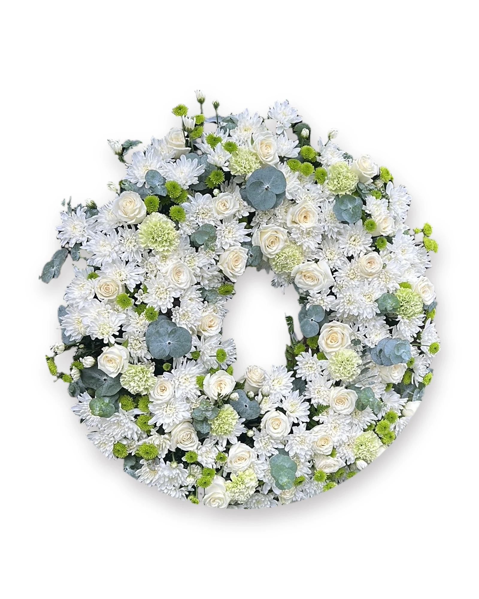 White Chrysanthemum Wreath